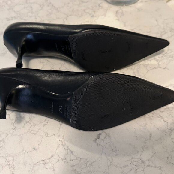 Prada Black Nappa Vitello leather pump - Picture 7 of 9